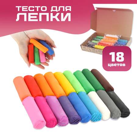 Тесто-пластилин LORI(колорит) 25 цв.