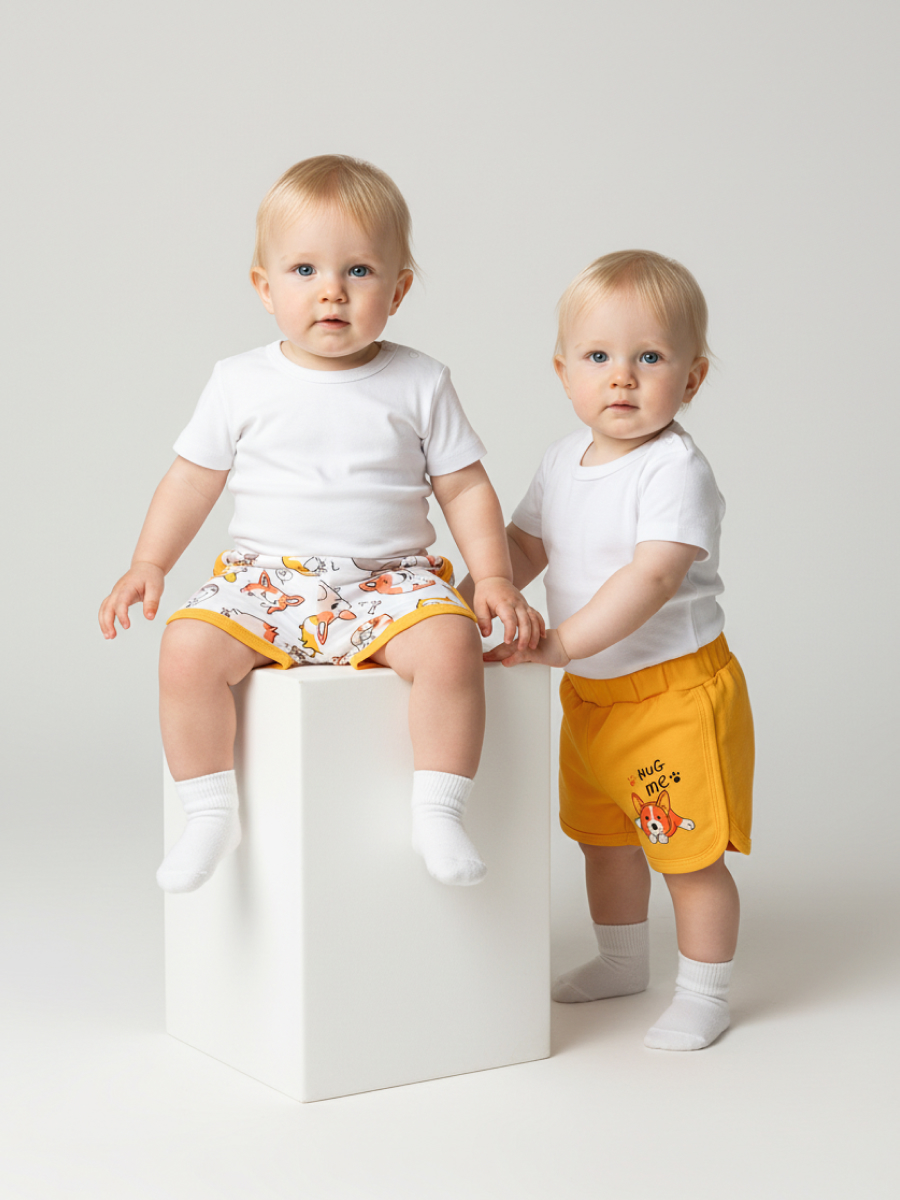 Шорты 2 шт Эскимо 26-8113 - фото 1