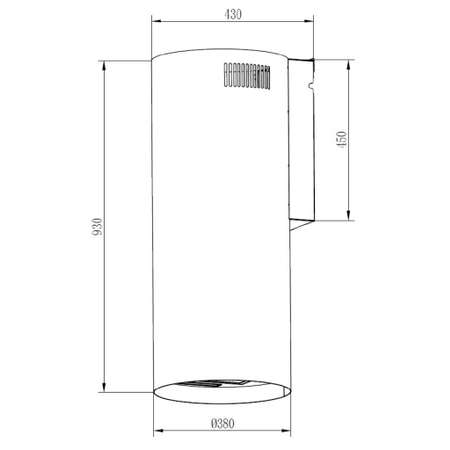 Кухонная вытяжка Hietzel CHW 4001T