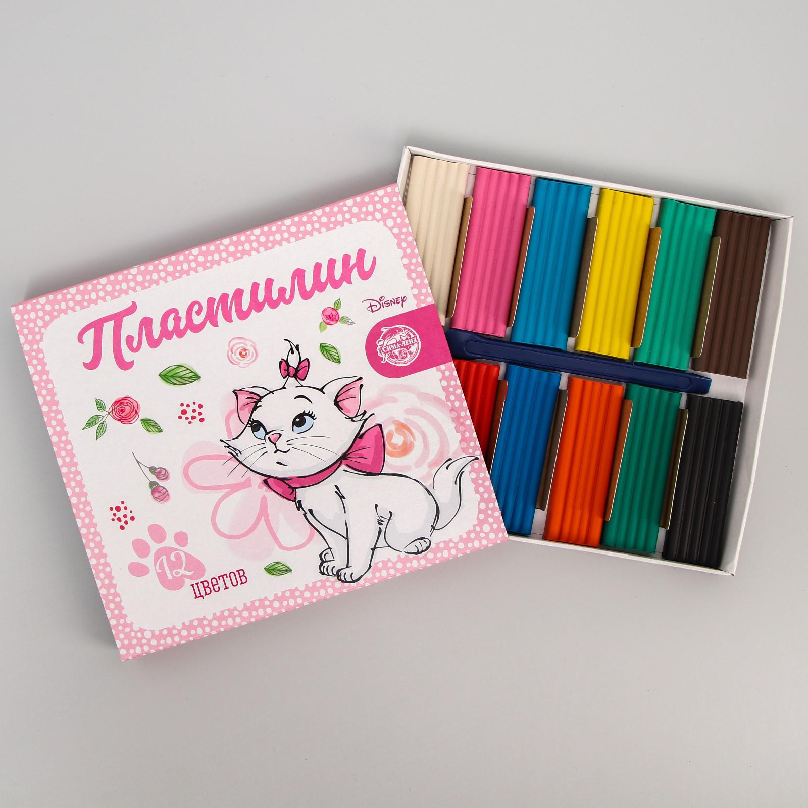 Пластилин Disney 12 цв. - фото 3