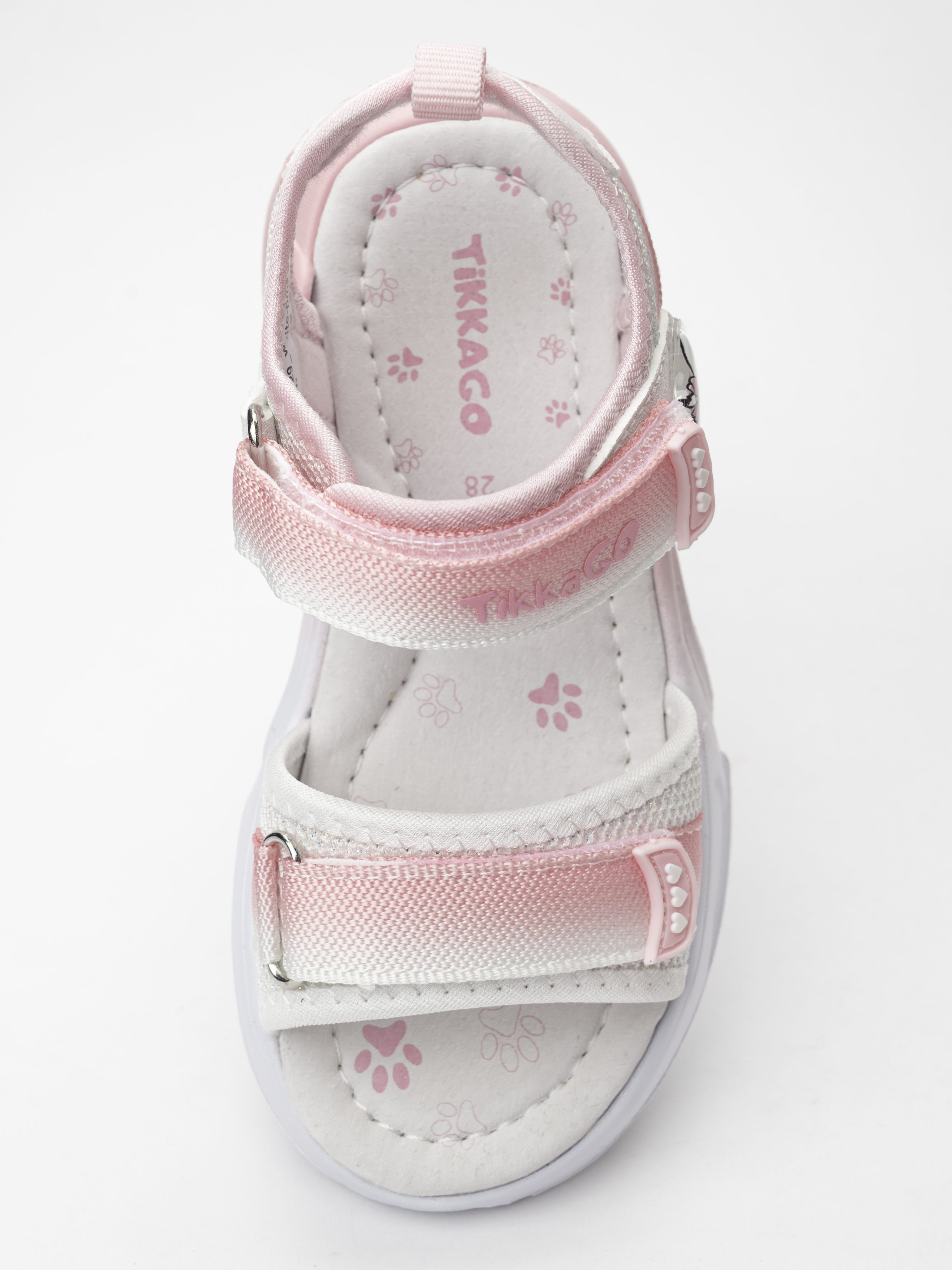 Сандалии TikkaGo 8B11_11429_white-pink - фото 2