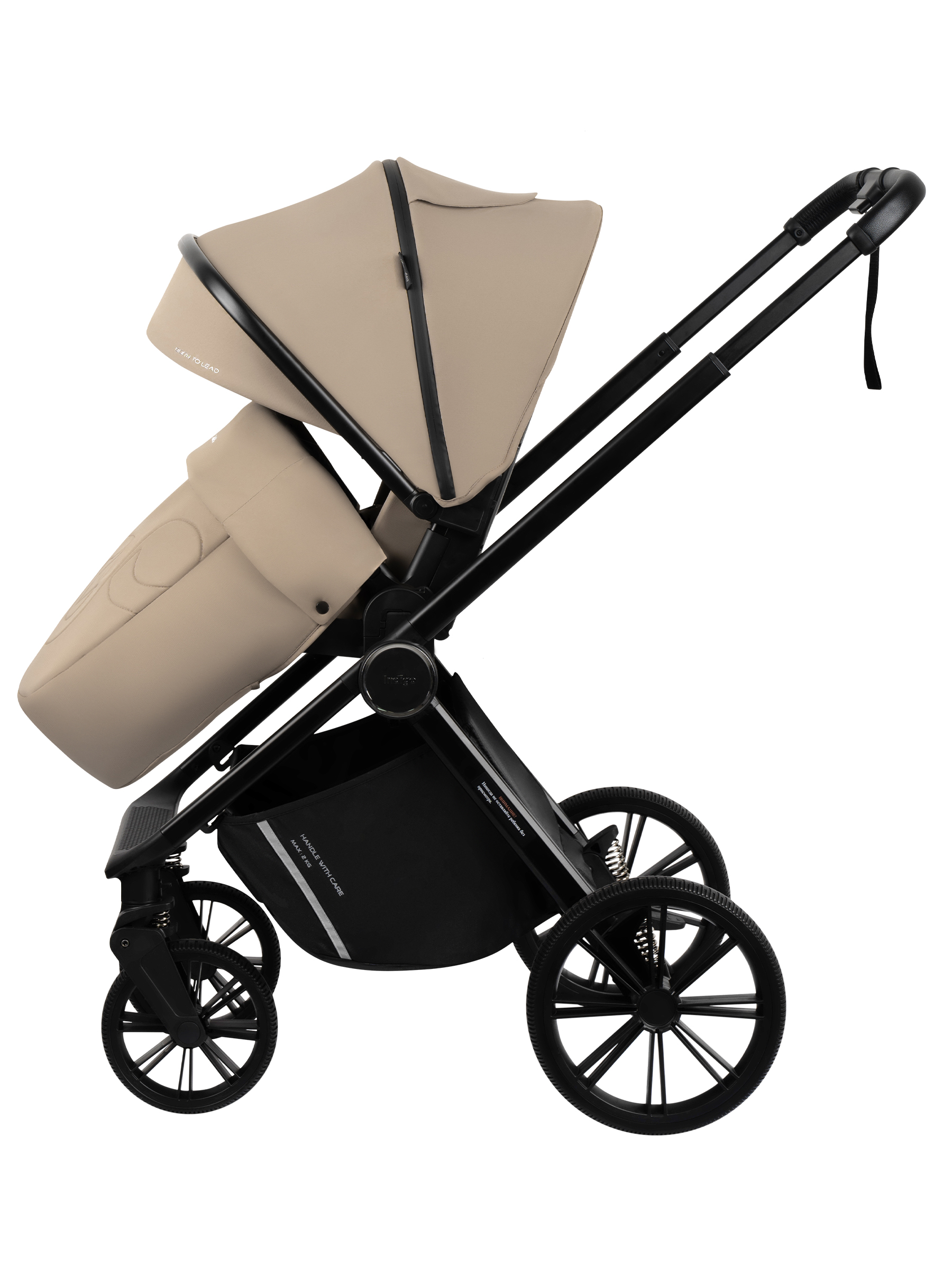 Коляска 3в1 Indigo Sting бежевый - фото 17