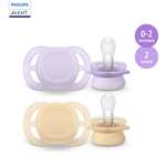 Пустышка Philips Avent силикон ортодонтическая от 0 мес. 2 шт.