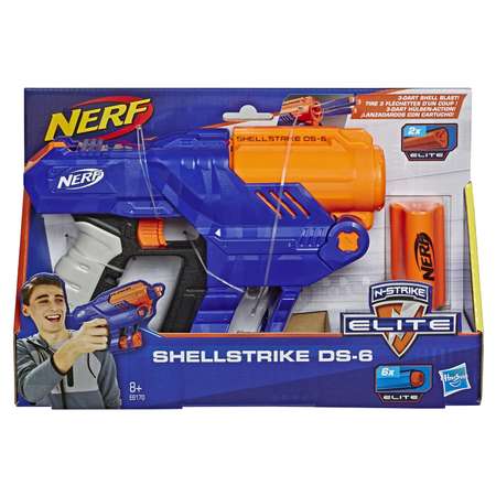 Бластер Nerf Elite Шеллстрайк