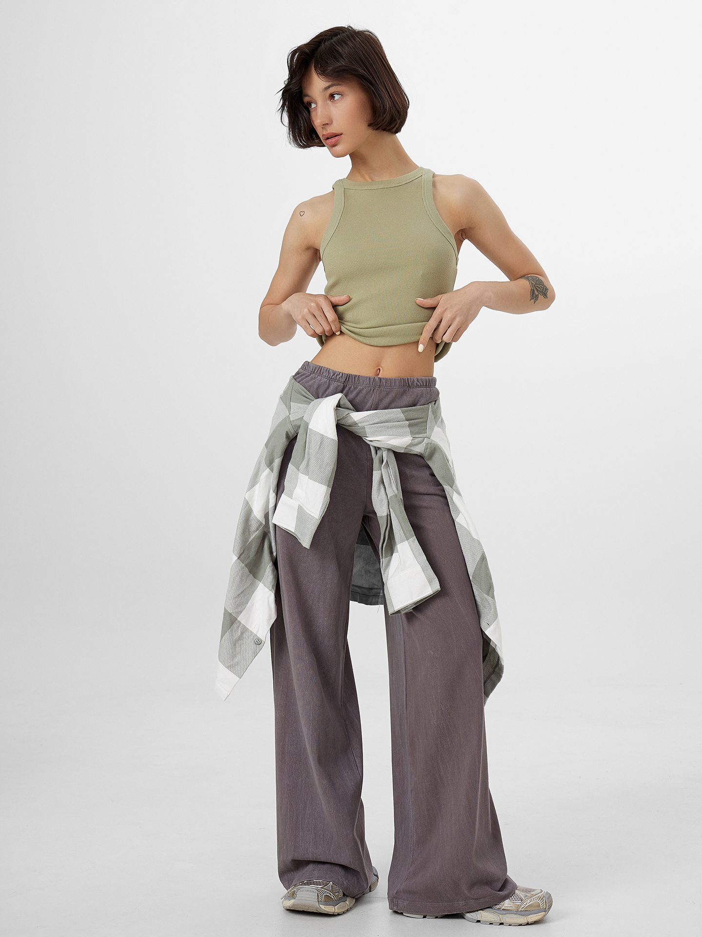 Брюки Mark Formelle (Марк Формэль) 182557/серый acid wash - фото 6