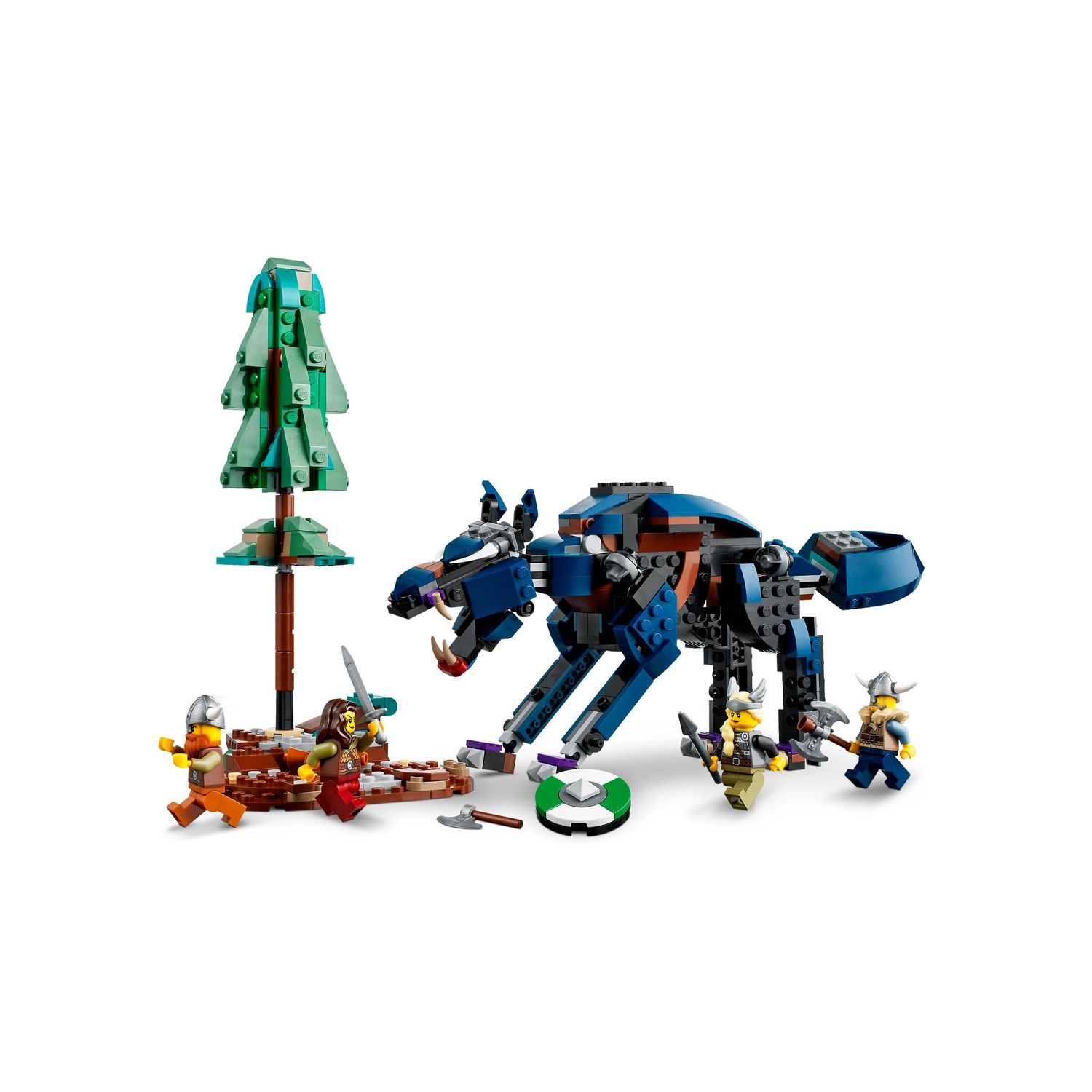Конструктор LEGO Creator Viking Ship and the Midgard блочный - фото 7