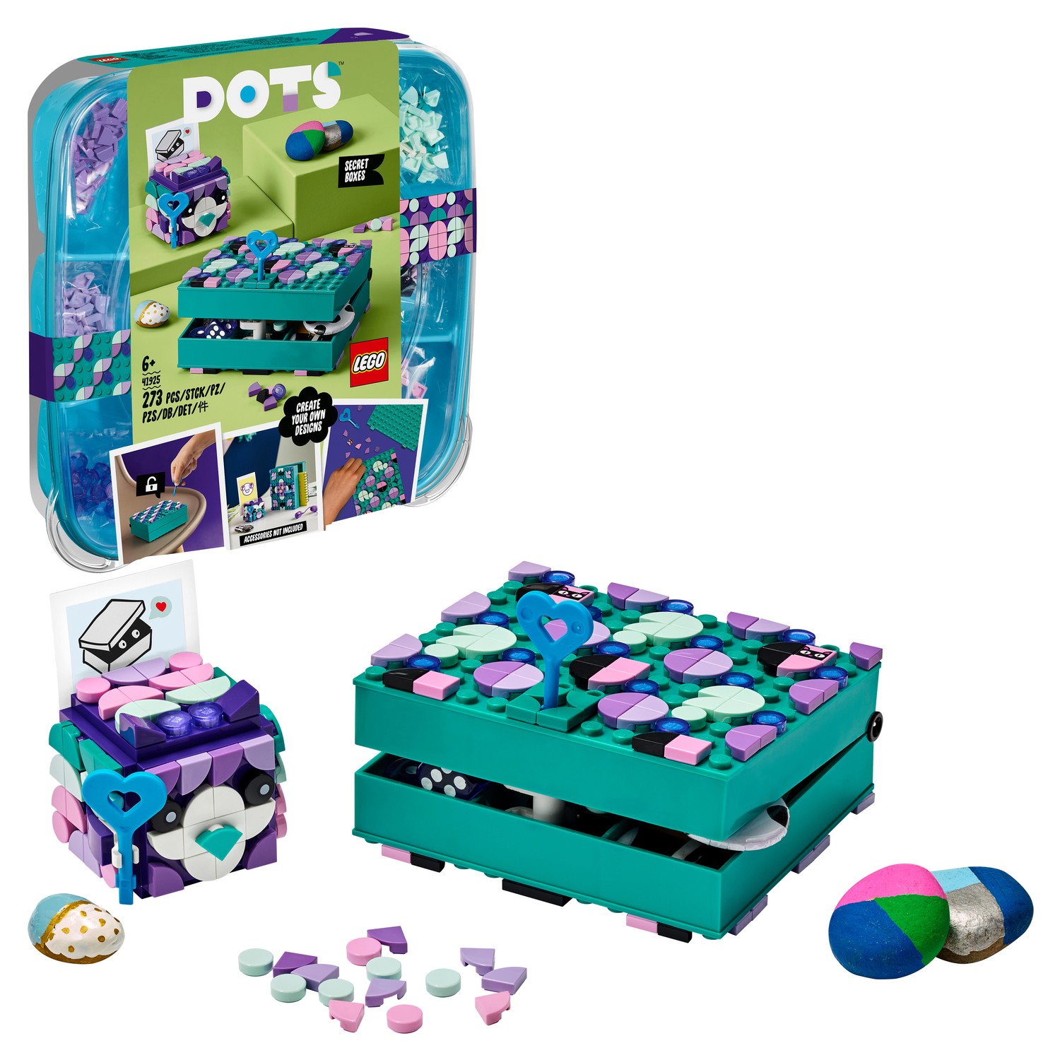 Конструктор LEGO DOTS Хранение секретов - фото 1