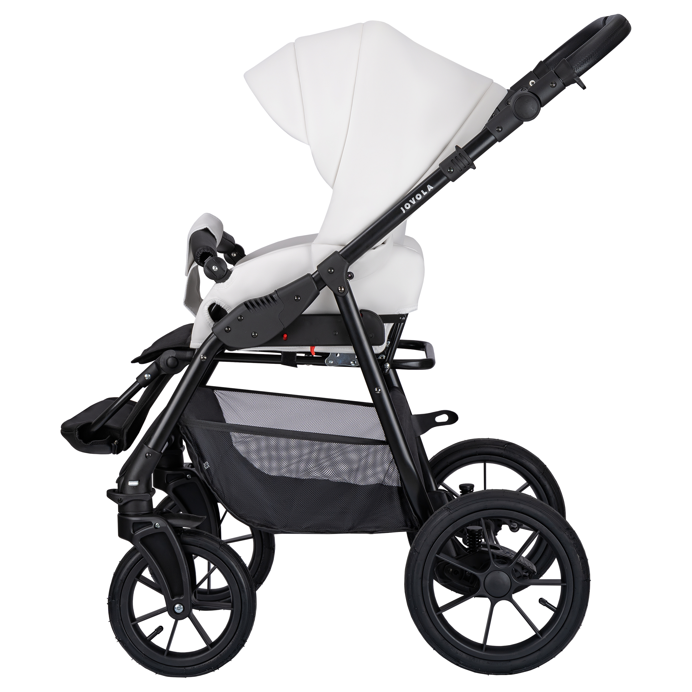 Коляска 2в1 JOVOLA Tessa Eco белый - фото 19