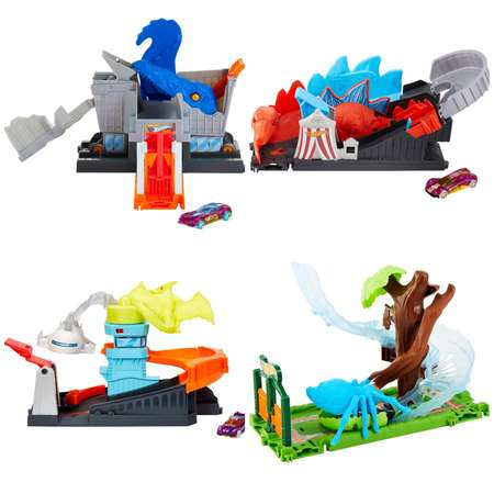 Трек Hot Wheels Сити с монстрами-злодеями в ассортименте