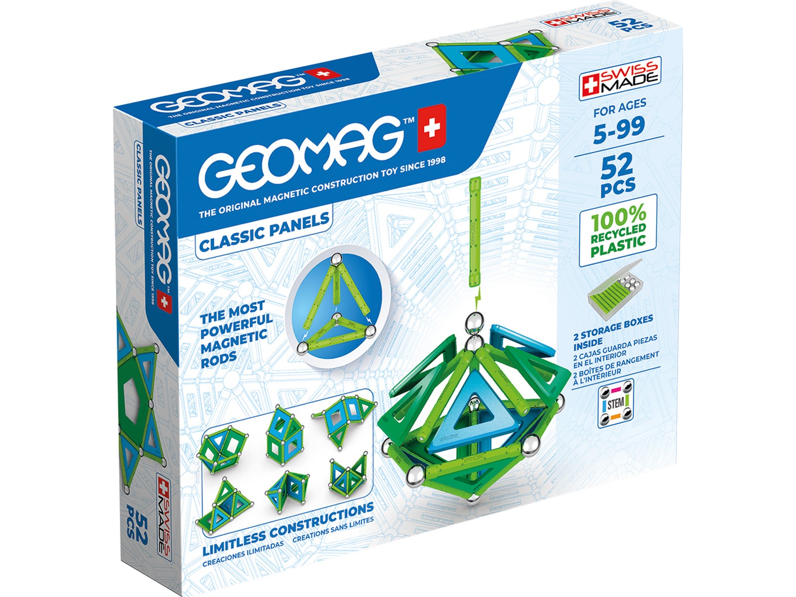 Конструктор Geomag магнитный 52 дет. - фото 9