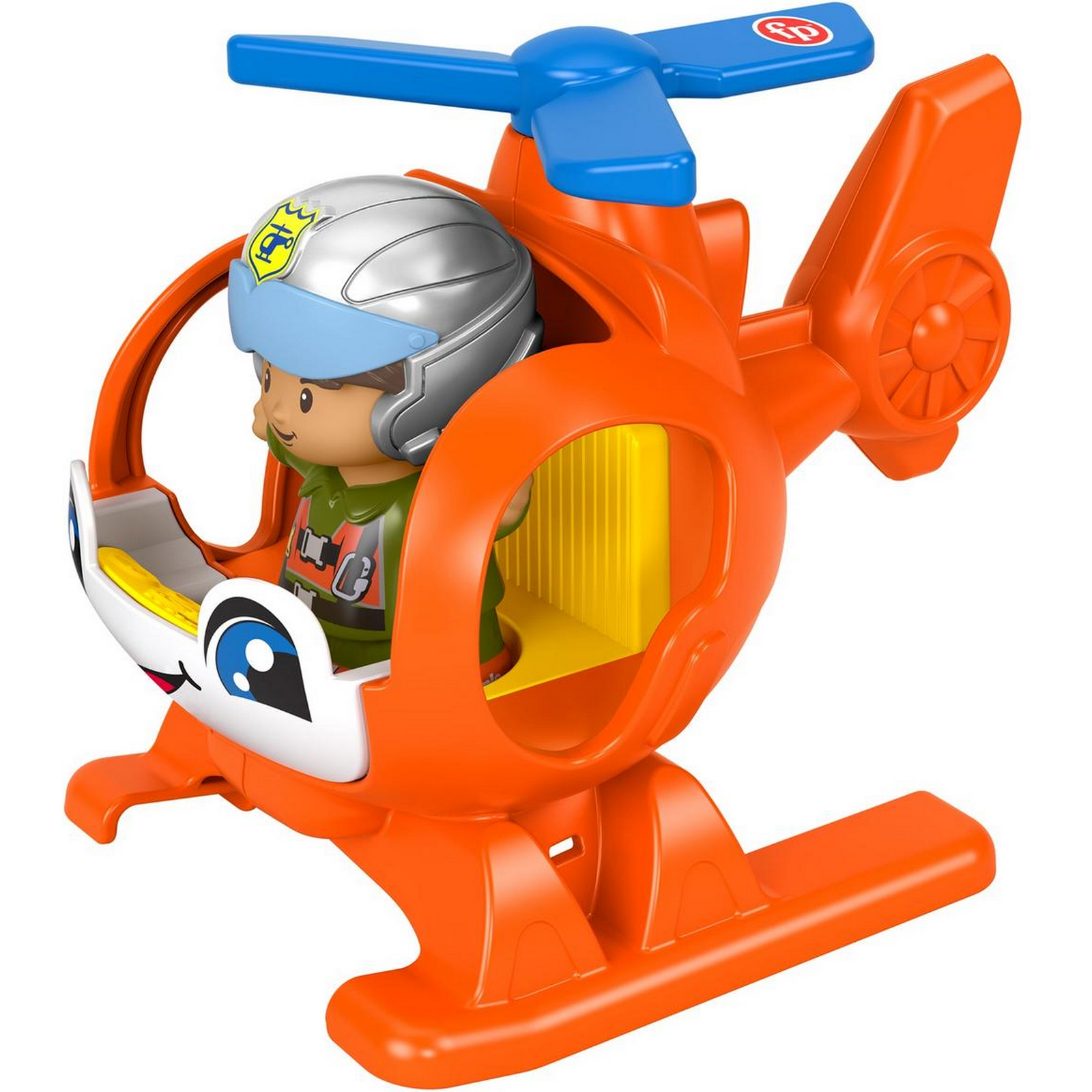 Вертолет Fisher Price с фигуркой - фото 6