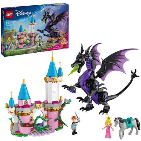 Конструктор LEGO Disney Princess Форма дракона Малефисенты блочный