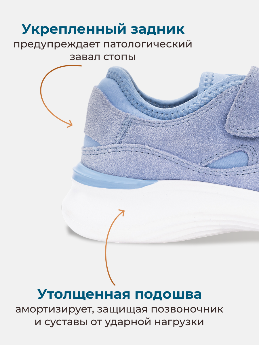 Кроссовки ORTMANN 7.114-Langen-голубой - фото 7