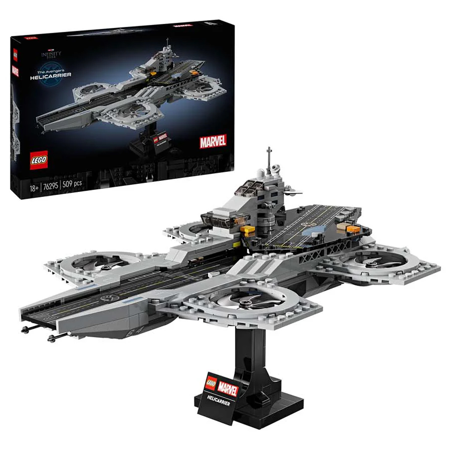 Конструктор LEGO Marvel Super Heroes Геликарриер Мстителей 509 дет. - фото 1