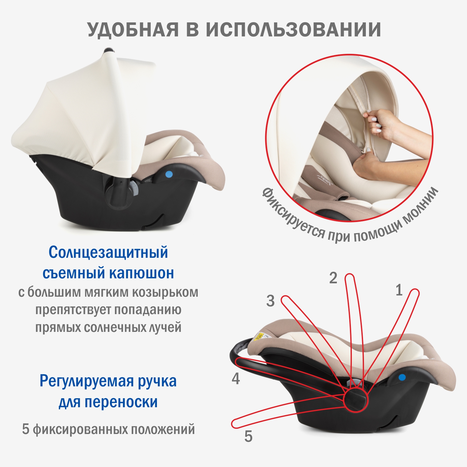Автокресло SIGER Дафни 0 (0 -13 кг) - фото 9