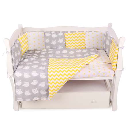 Комплект постельного белья Amarobaby Совята 4 предм.