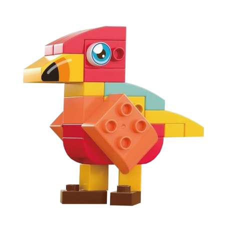 Конструктор Funky Toys Попугай блочный
