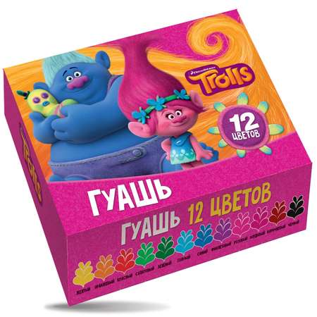 Краски гуашь DreamWorks 12 цв.