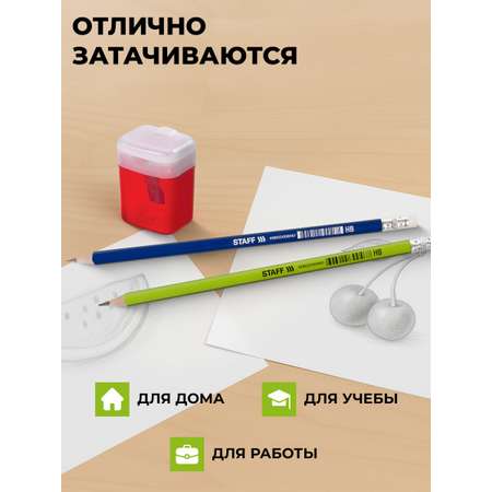 Карандаши чернографитные Staff 72 шт.