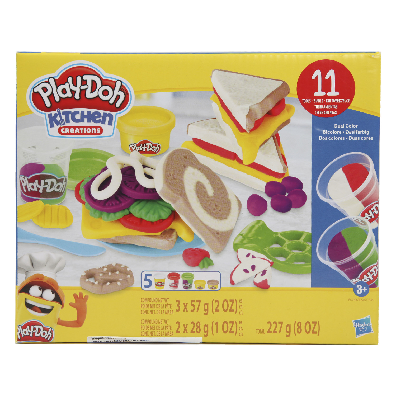 Пластилин Play-Doh Cнеки и сендвичи - фото 1