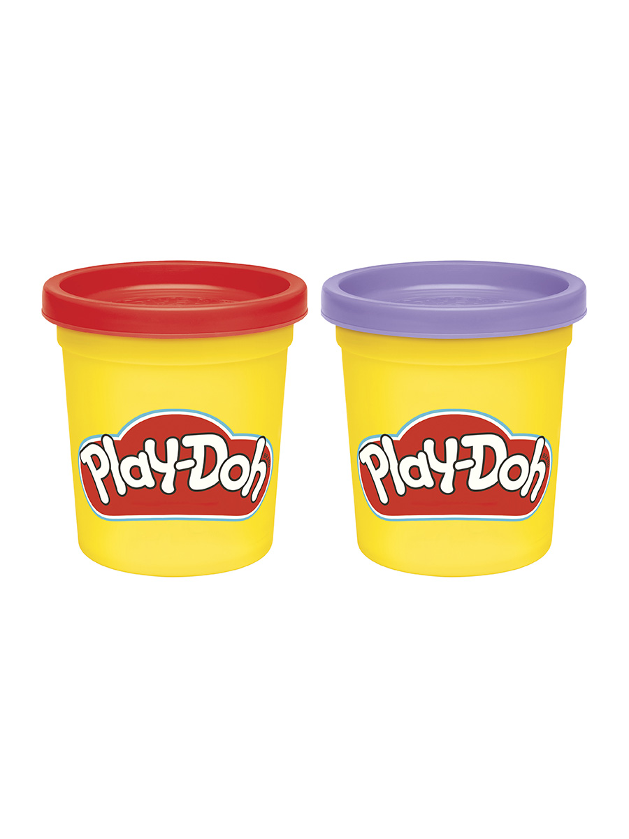 Масса для лепки Hasbro набор Play Doh красный+лаванда - фото 2