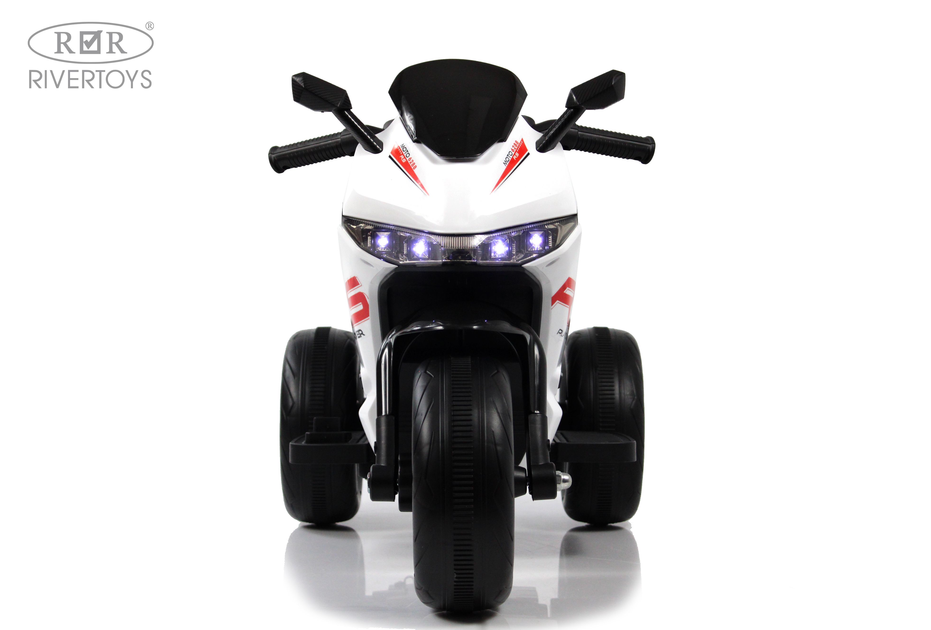 Электромобиль RIVERTOYS K002PX-WHTIE - фото 4