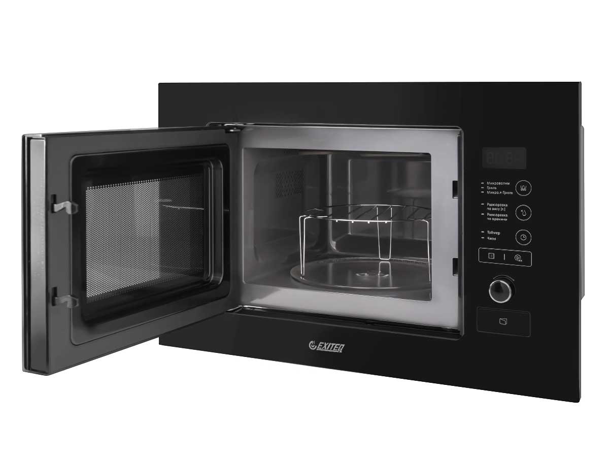 Микроволновая печь встраиваемая EXITEQ EXM-108 black - фото 4
