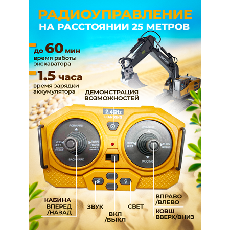Экскаватор РУ MagicStyle 1:20