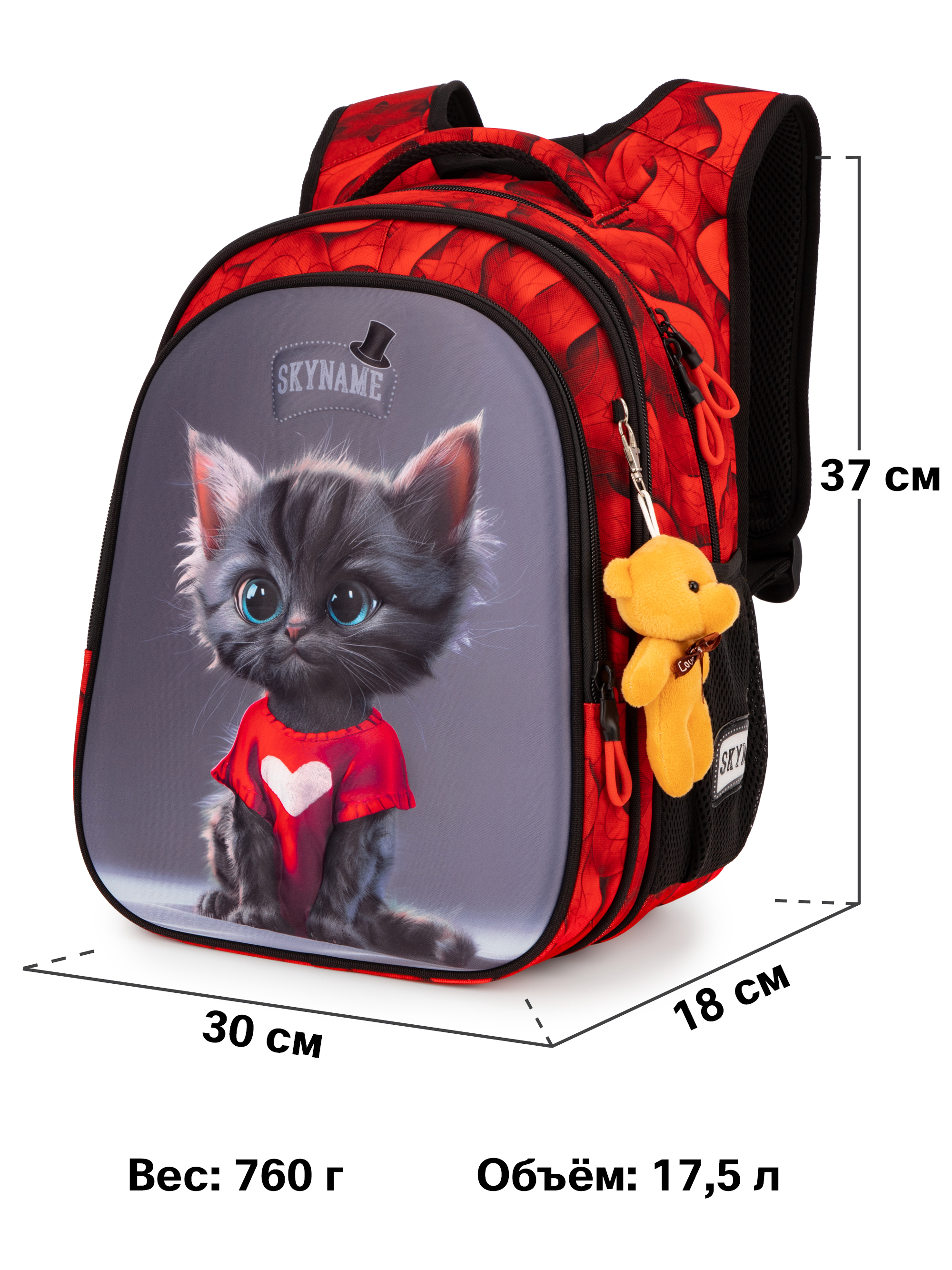 Рюкзак SkyName 1-4 класс, набор 4 в 1 - фото 13