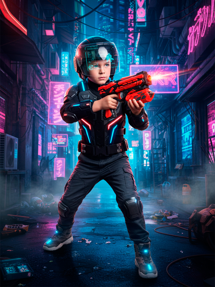 Бластер FENG JIA игрушечное оружие 18 см мишень - фото 6