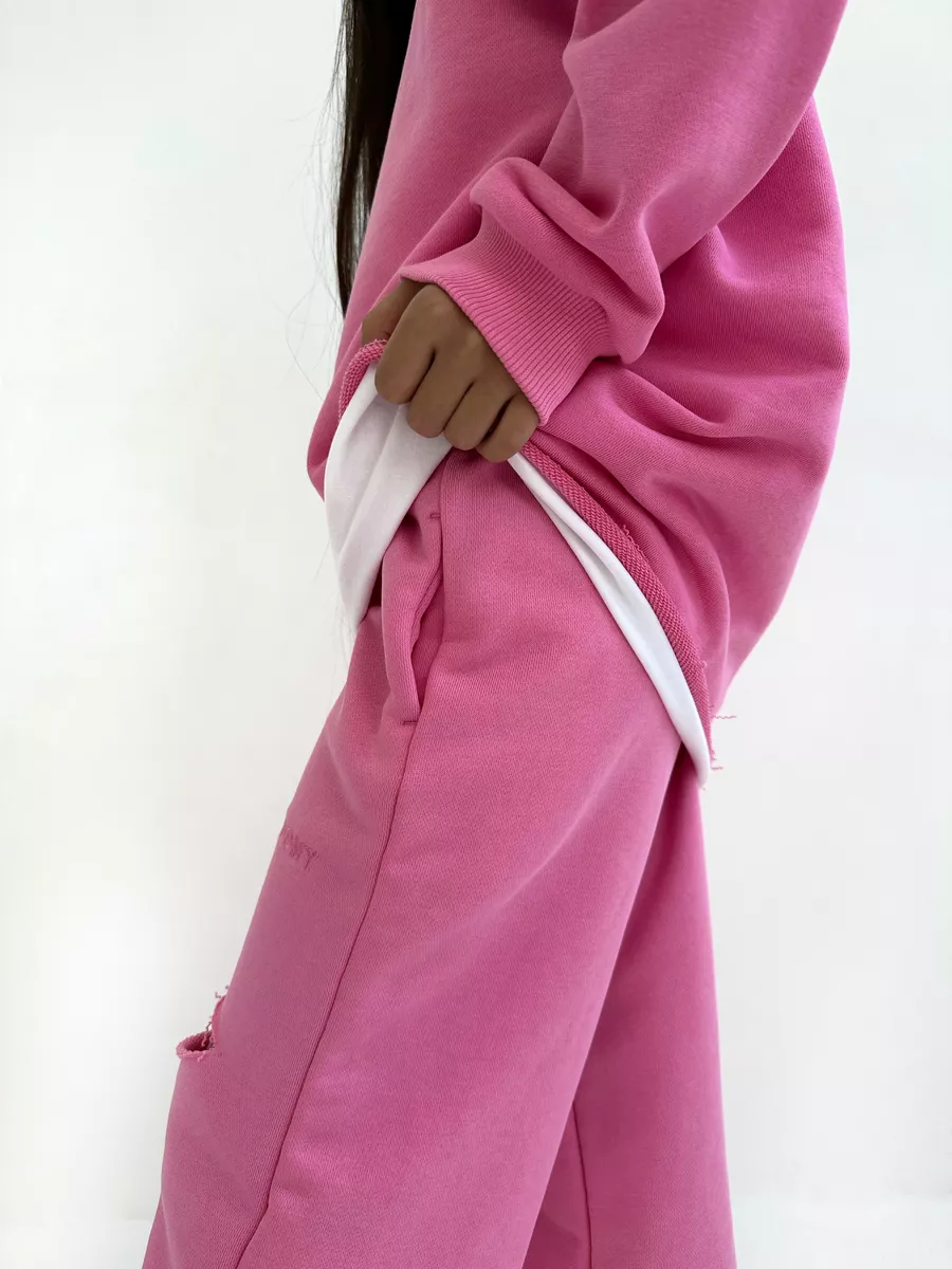 Свитшот ROOMY ESSENCE COMFYsw/pink - фото 11