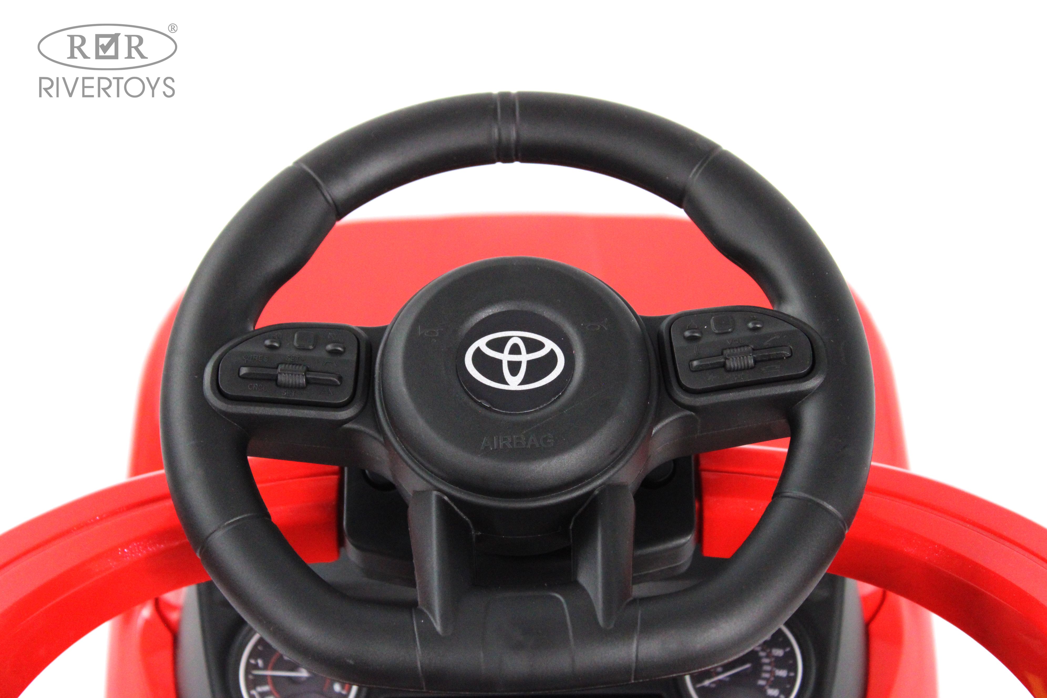 Каталка RIVERTOYS Z002ZZ-C-RED красный - фото 9