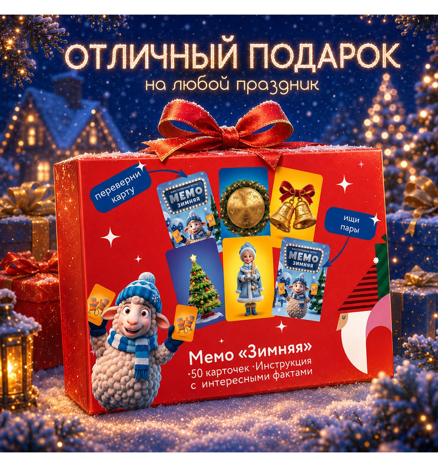 Настольная игра Десятое королевство Мемори Мемо Зимняя - фото 2
