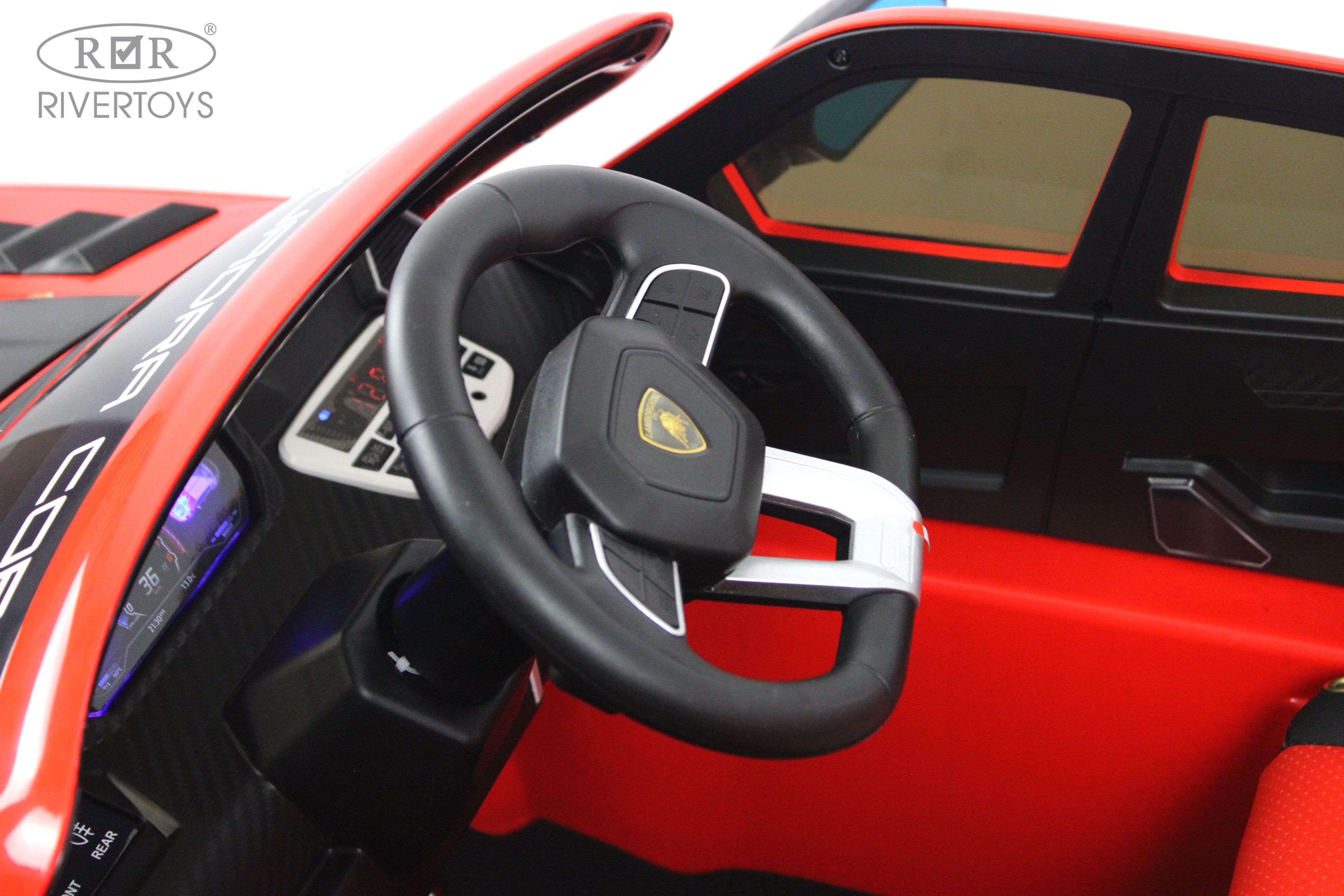 Электромобиль RIVERTOYS E777EE-RED С пультом ДУ - фото 16