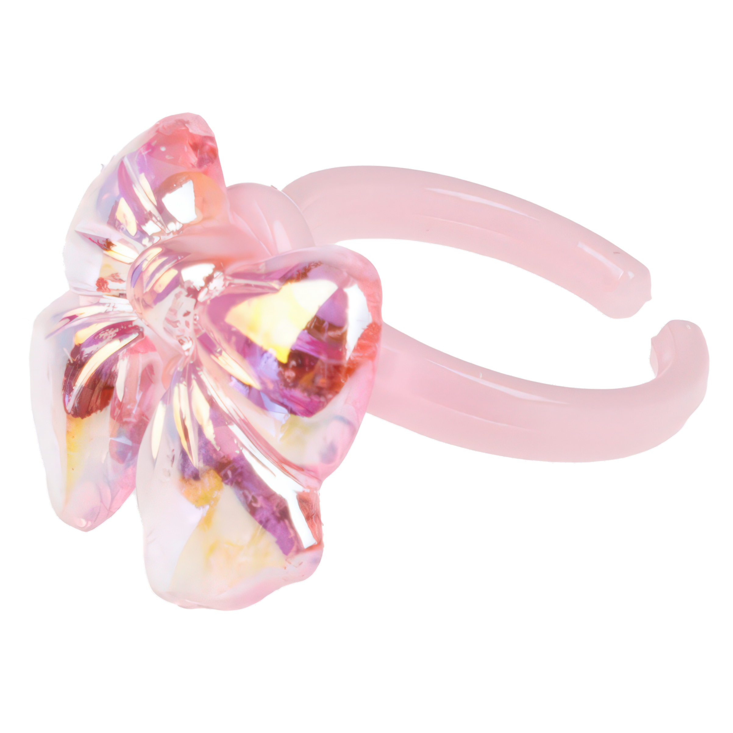 Лак для ногтей LUKKY Diamond Confetti peel-off с колечком розовый 4,5 мл - фото 5