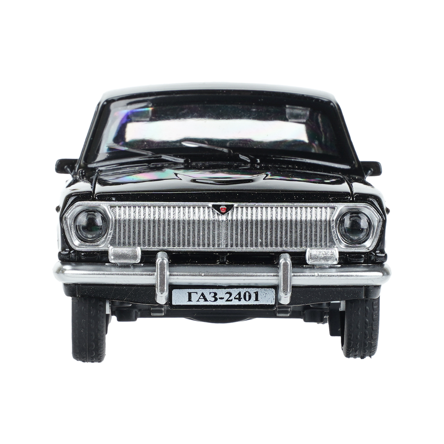 Автомобиль Технопарк ГАЗ Волга Черная 1:32 410484 - фото 5