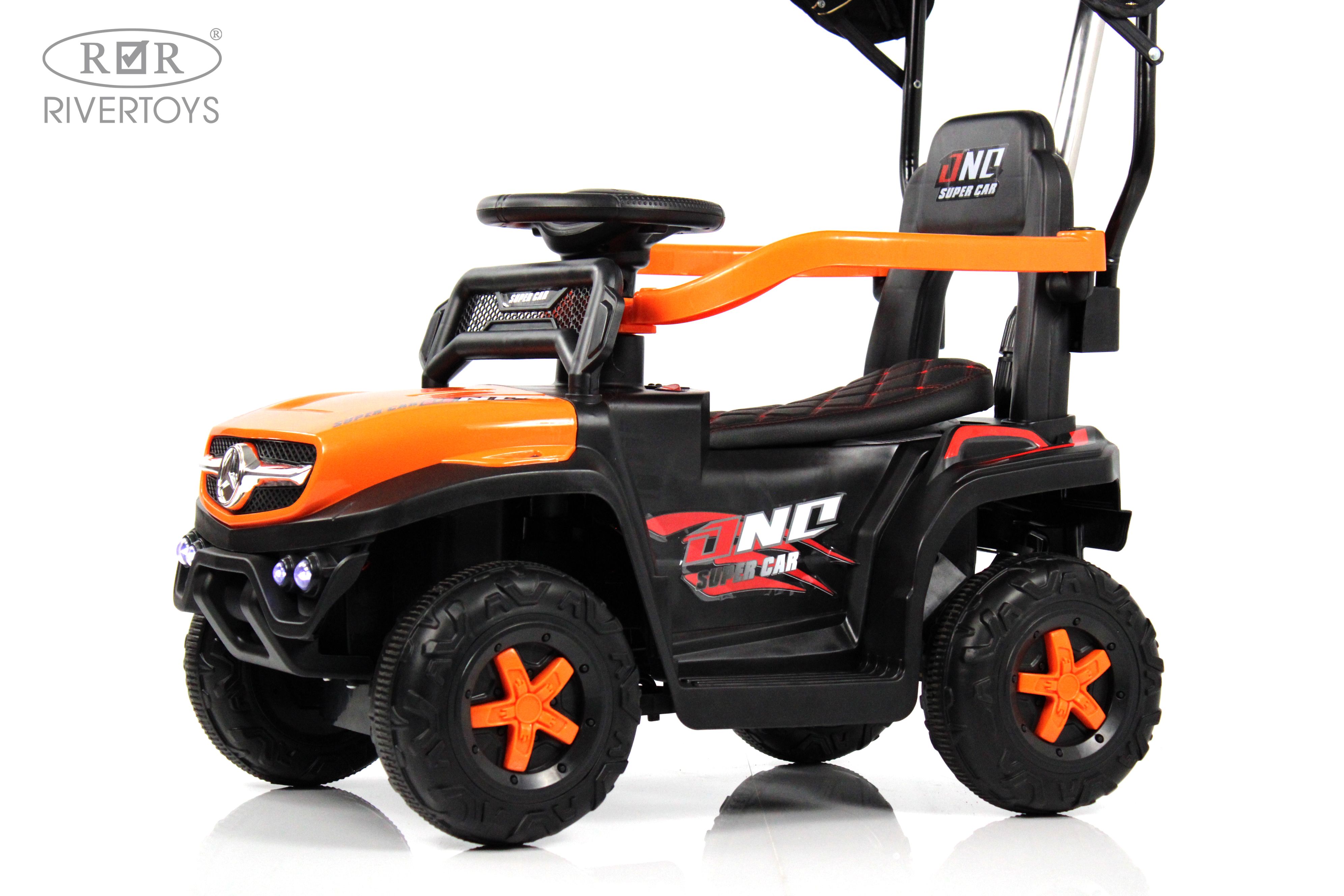 Электромобиль RIVERTOYS G005GG-ORANGE С пультом ДУ - фото 8