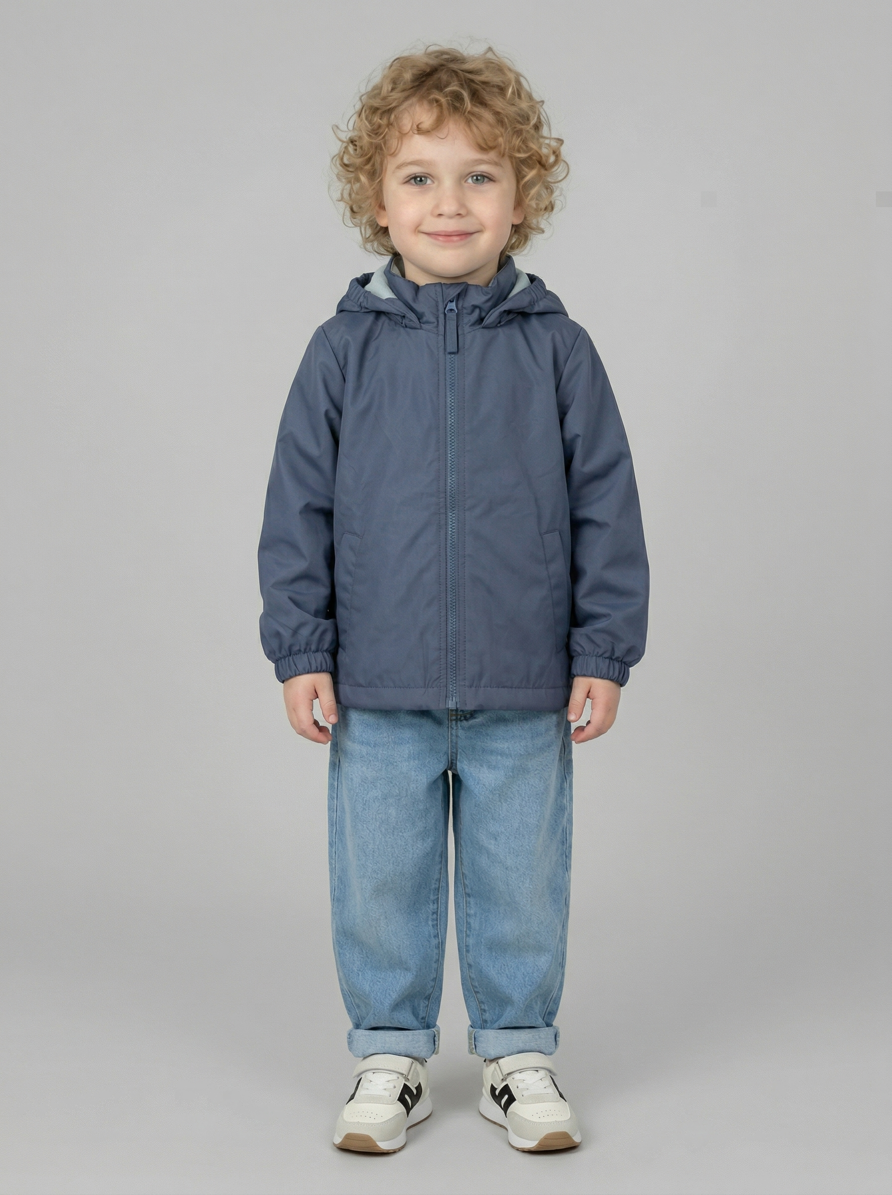 Ветровка KiMMi Baby КБ-150820-034 серый - фото 1