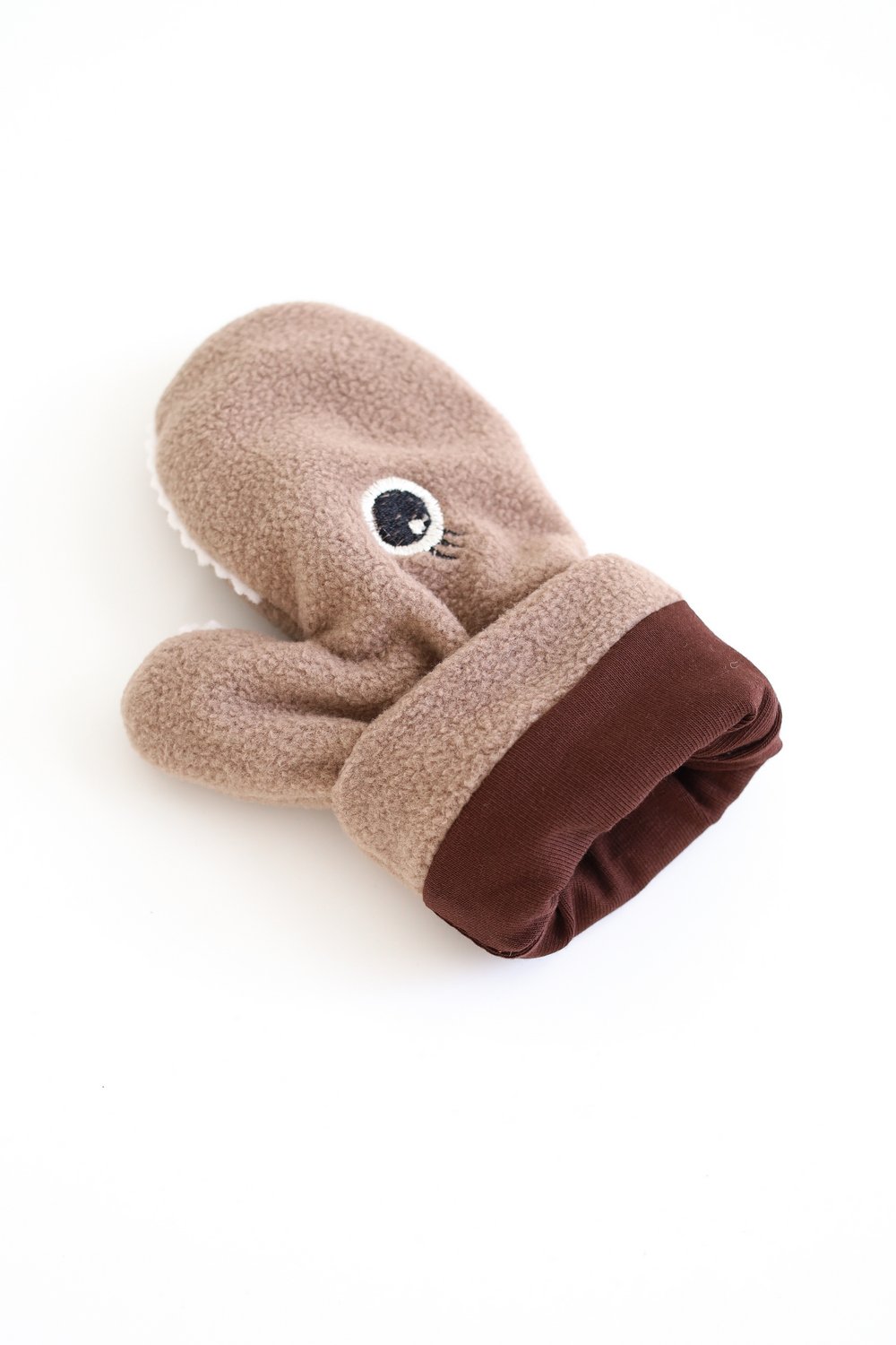 Варежки MINIDINO Т-РУК-001Варежки Акула мокко - фото 3