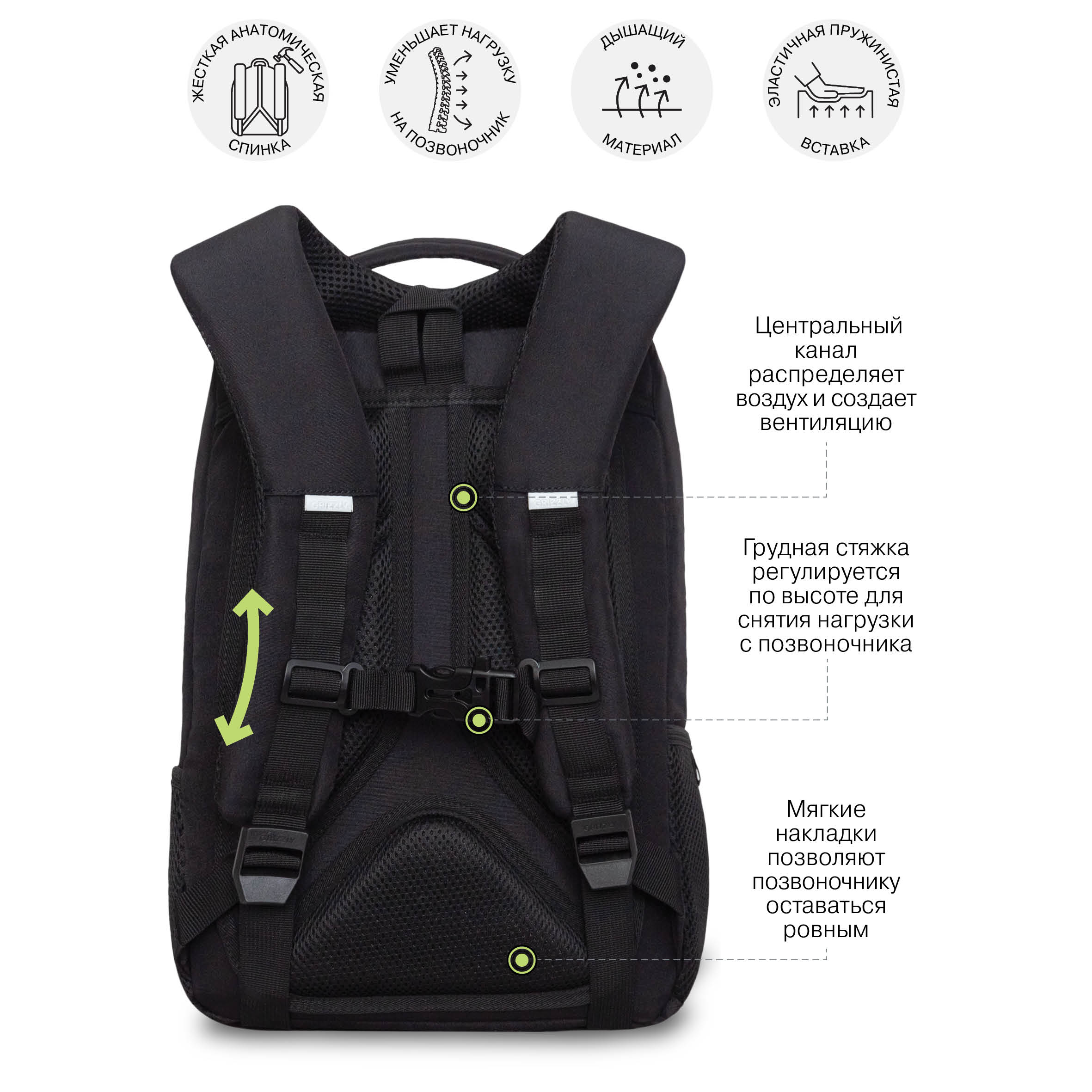 Рюкзак Grizzly для мальчика - фото 8