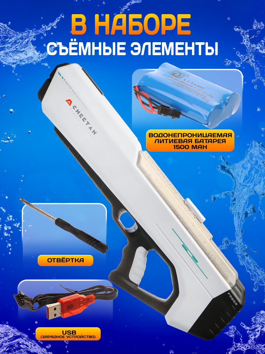 Пистолет водный Рыжий кот - фото 3