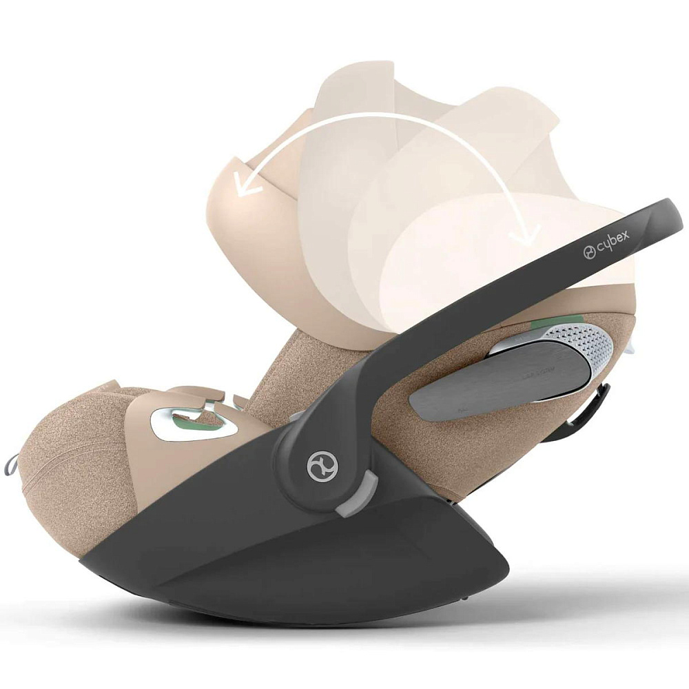 Автокресло Cybex Cloud T i-Size Isofix 0 (0 -13 кг) бежевый - фото 4