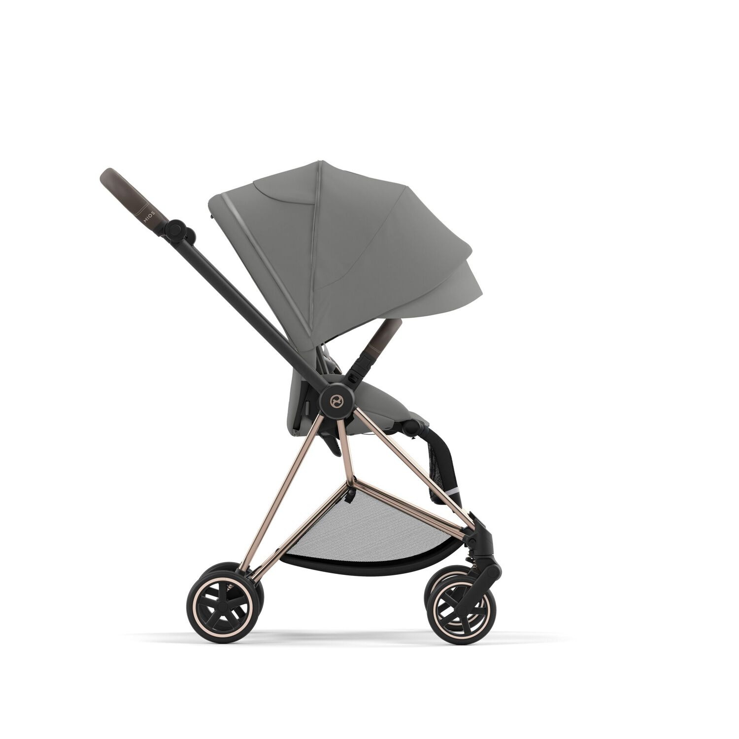 Коляска прогулочная Cybex Mios III Rosegold серый - фото 4