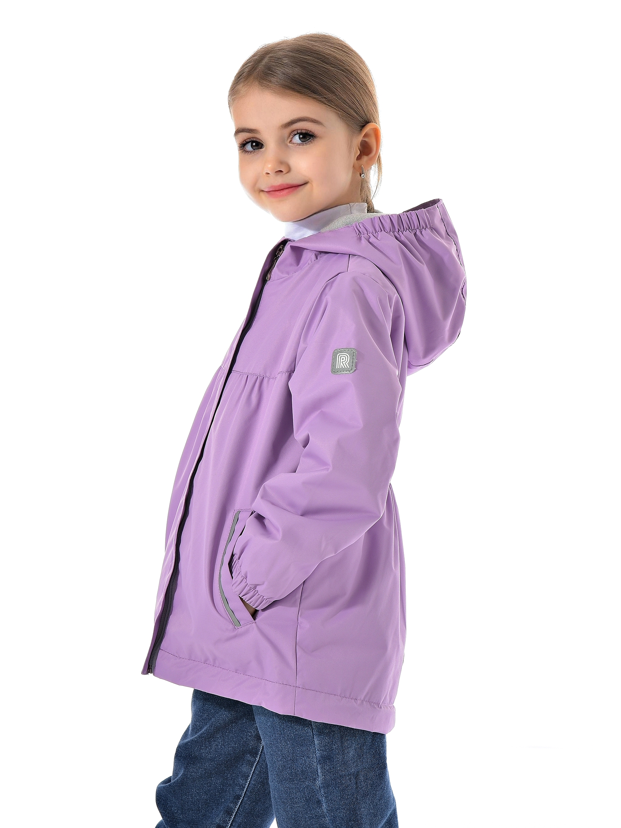 Ветровка Rusland 58-20однотон/сиреневый - фото 3