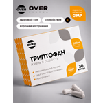 Триптофан 30 капсул OVER Бад для снижения тревоги и раздражительности для улучшения сна и для настроения
