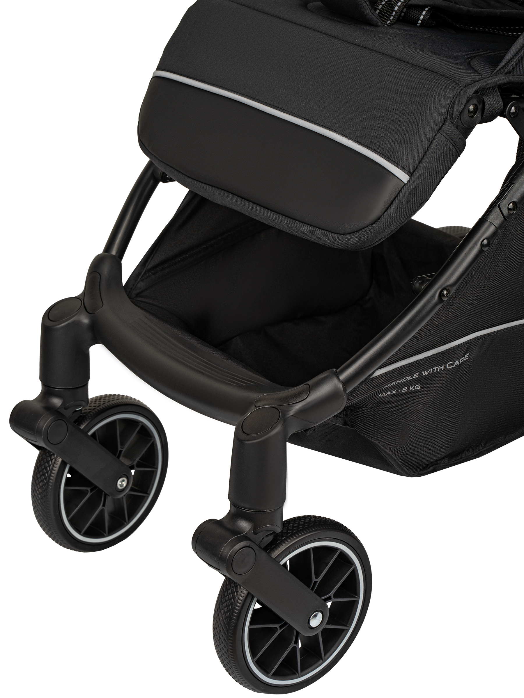 Коляска прогулочная JOVOLA Specter черный - фото 32