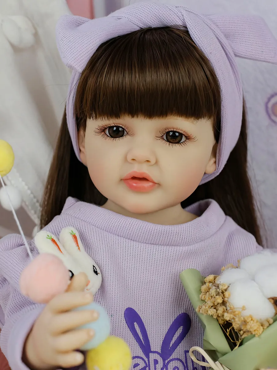 Кукла пупс Reborn Dolls Лия высота 55 см MM8542 - фото 8