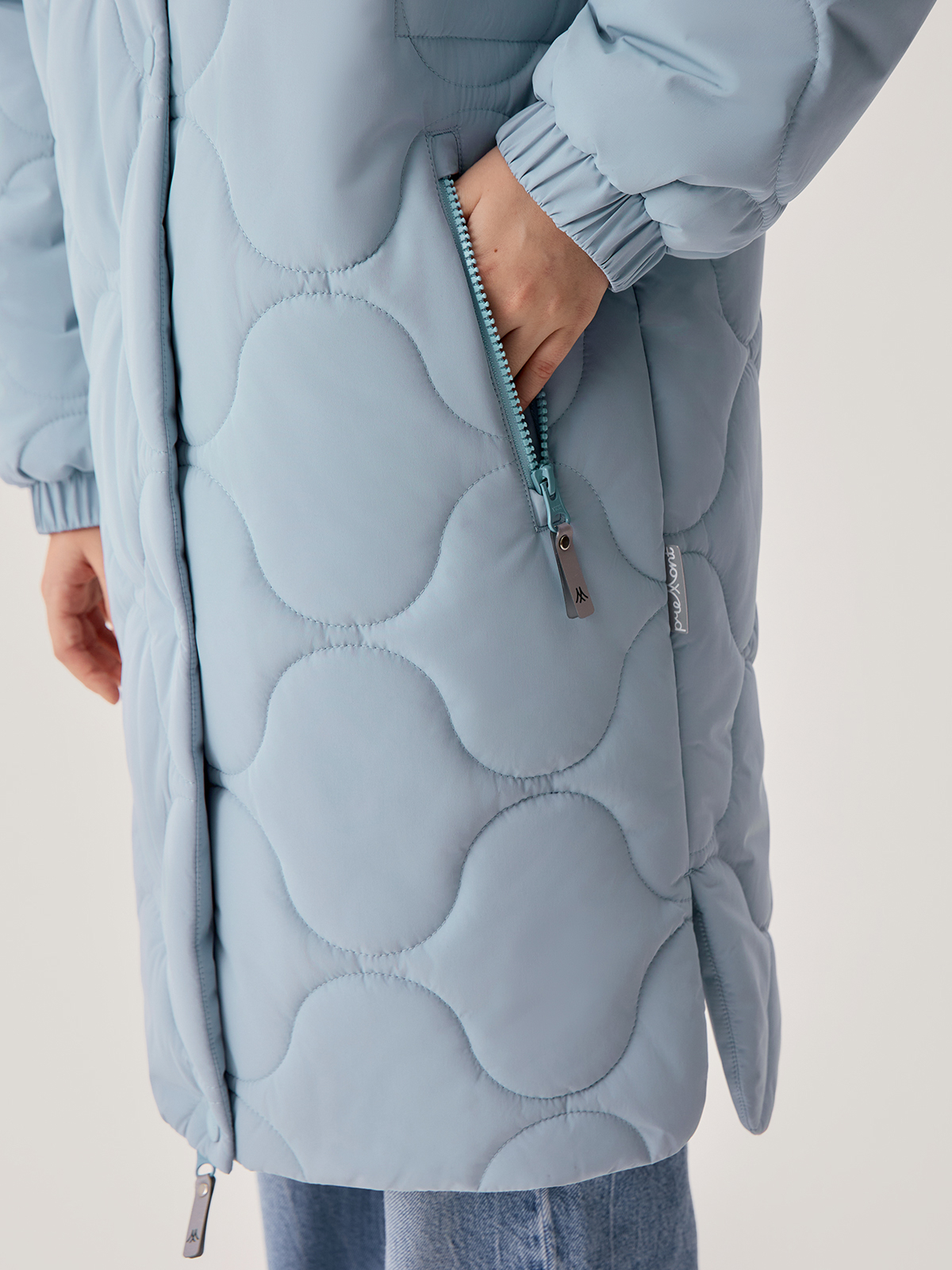 Пальто Premont SP213301LIGHTBLUE - фото 11