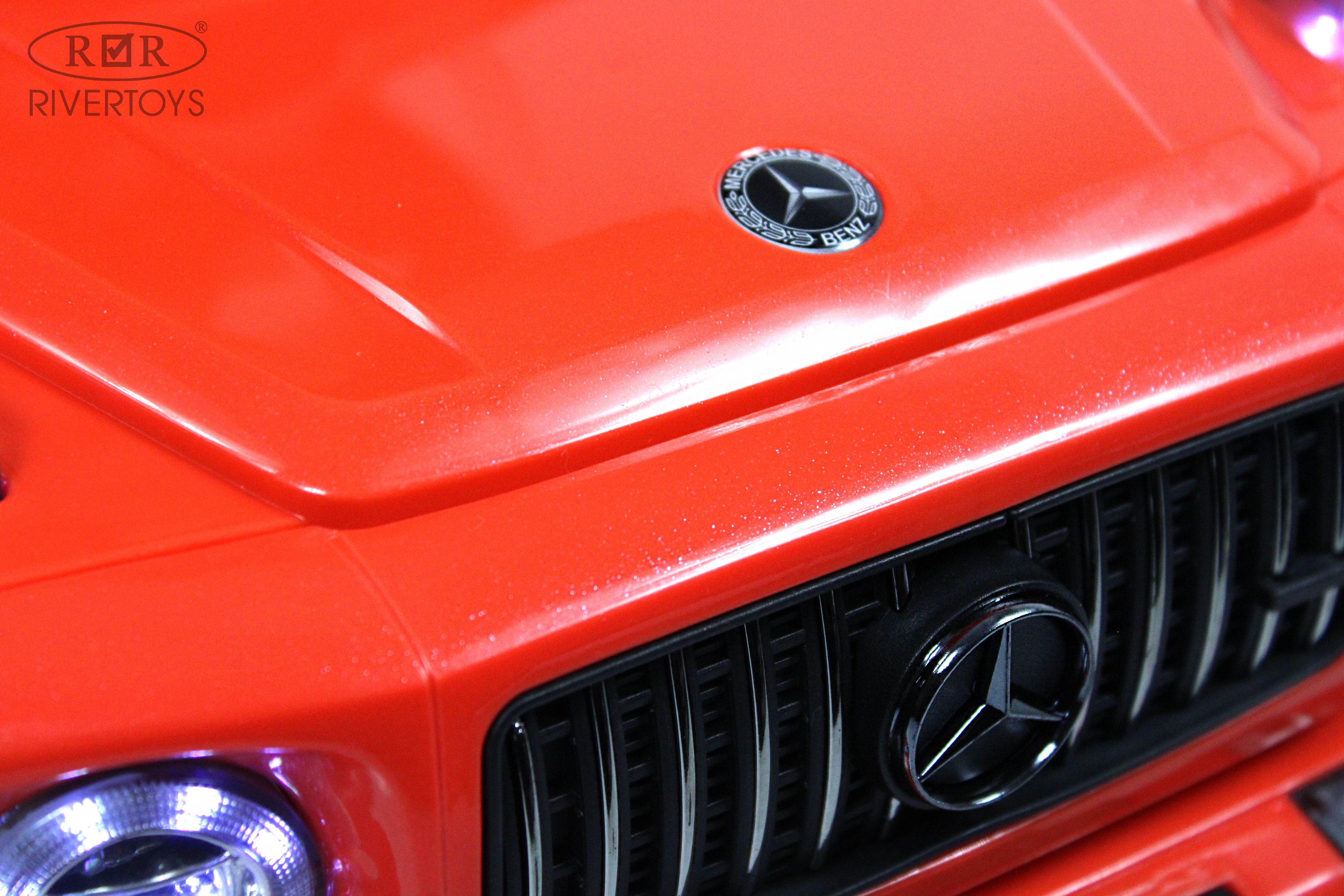 Каталка RIVERTOYS Mercedes-Benz G63 Red Diamond красный - фото 7