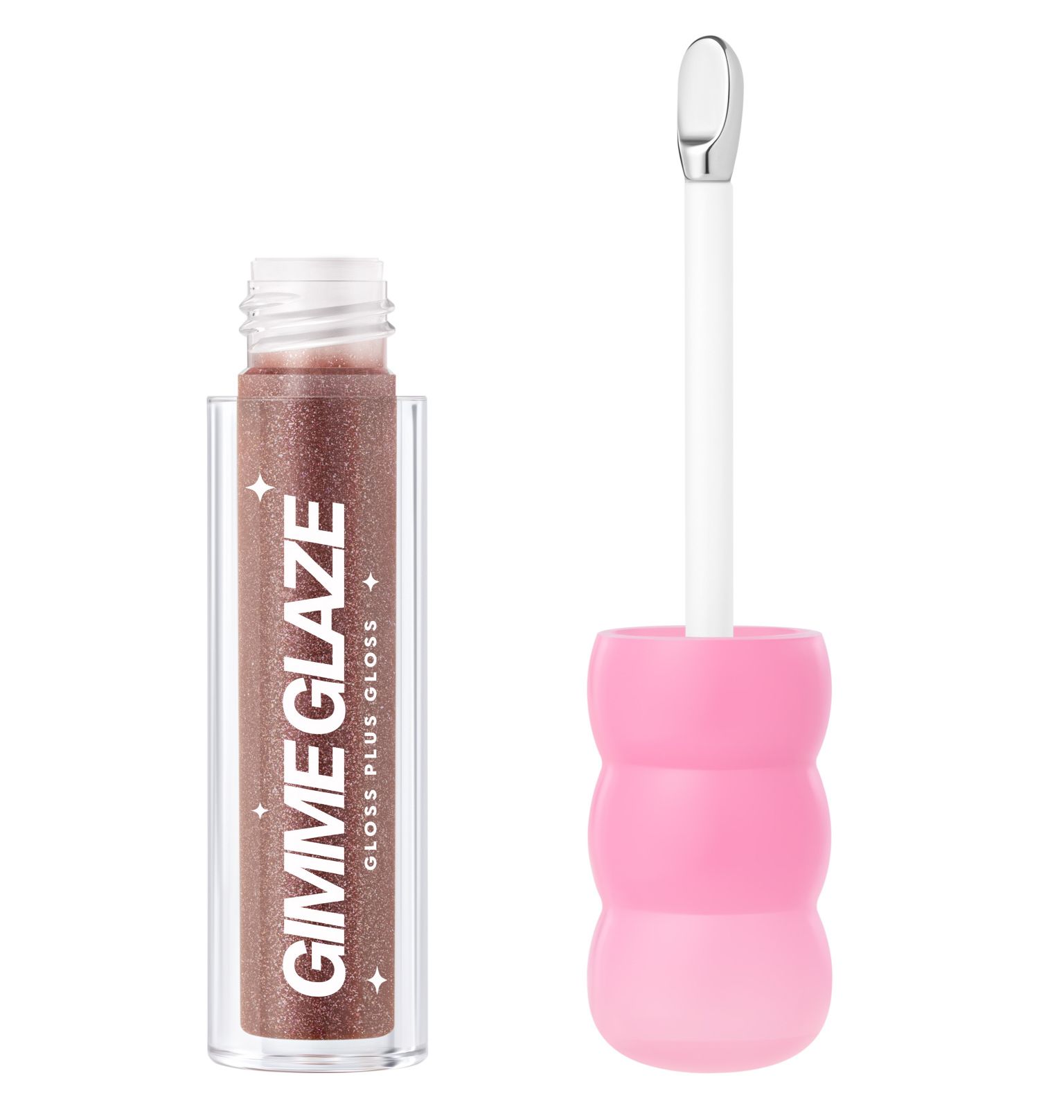 Блеск для губ Love Generation Gimme Glaze зеркальное покрытие эффект увлажнения и объема тон 09 карам 3мл - фото 1